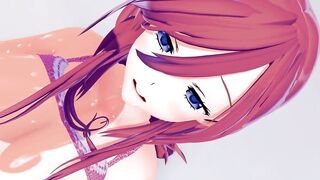 Miku Nakano the Quintessential Quintuplets 3d Animated 3/6