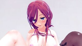Miku Nakano the Quintessential Quintuplets 3d Animated 3/6