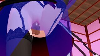 CUSTOM MAID 3D 2-two SWEET BEAUTIES PLEASURING a DUDE IN TURN!