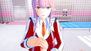 Darling inside the FranXX: zero two WANTS CUM (3D Hentai)