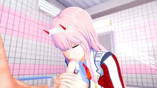 Darling inside the FranXX: zero two WANTS CUM (3D Hentai)
