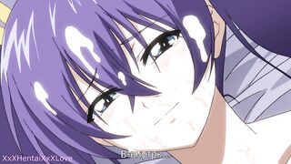 Hentai // Uncensored Caught a Classmate Jerking off and Helped her