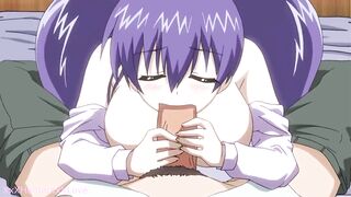 Hentai // Uncensored Caught a Classmate Jerking off and Helped her