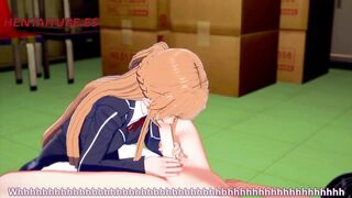 Sword Art Online Hentai - Asuna x Kirito - Handjoob, Bj, Fucks