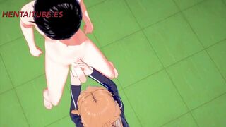 Sword Art Online Hentai - Asuna x Kirito - Handjoob, Bj, Fucks