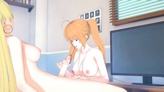 [DxD] Futa Asia x Irina(3d Anime)
