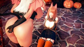 An Accident Summon inside Witch House 3D Cartoon