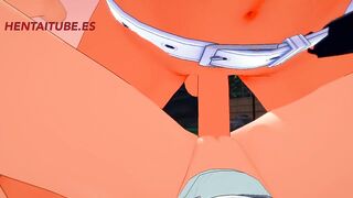 Kimetsu no Yaiba Cartoon - Tanjiro x Kanae Hand Job, Head and