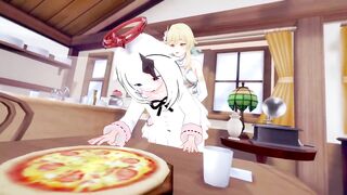 Genshin Impact: Futa Lumine Pounded Paimon | Emergency Onahole