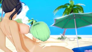 [senran Kagura] Futa Homura x Hikage(3d Hentai)