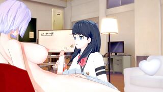 [SSSS.Gridman] Futanari Akane Shinjo Boned Rikka Takarada(3d Hentai)