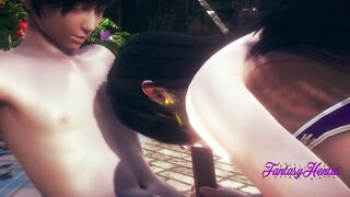 one Piece Hentai 3D - Boa Hancock Hard Sex inside the Garden