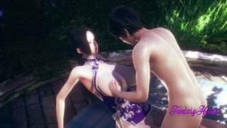 one Piece Hentai 3D - Boa Hancock Hard Sex inside the Garden