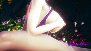 one Piece Hentai 3D - Boa Hancock Hard Sex inside the Garden
