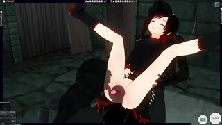 3D CARTOON Group Sex in the Basement with Ruby Rose