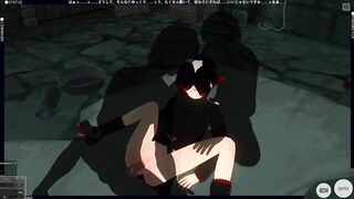3D CARTOON Group Sex in the Basement with Ruby Rose