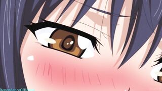 Hentai//One of the best Hentai, Dark Hair Sucks and Loves Hard Sex//uncensored