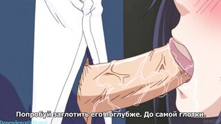 Hentai//One of the best Hentai, Dark Hair Sucks and Loves Hard Sex//uncensored