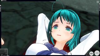3D HENTAI BDSM YURI the Gf took the College Girl to the Basement