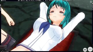 3D HENTAI BDSM YURI the Gf took the College Girl to the Basement