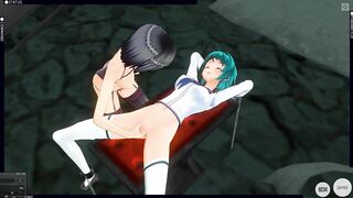 3D HENTAI BDSM YURI the Gf took the College Girl to the Basement