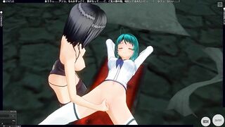 3D HENTAI BDSM YURI the Gf took the College Girl to the Basement