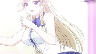 Hentai // Blonde Teen Fucking with her Friend // Uncensored