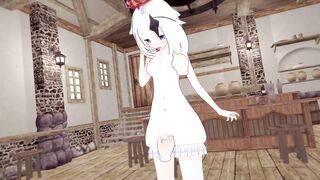 Genshin Impact: Futa Lumine Plowed & Eat Paimon's Ass