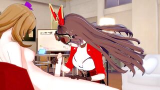[genshin Impact] Futanari Lisa Screwed Amber(3d Animated)