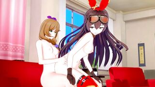 [genshin Impact] Futanari Lisa Screwed Amber(3d Animated)