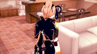 Jean Shows Xiangling Addicting Pleasure (Genshin Impact)