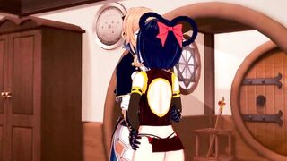 Jean Shows Xiangling Addicting Pleasure (Genshin Impact)