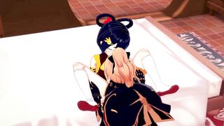Jean Shows Xiangling Addicting Pleasure (Genshin Impact)
