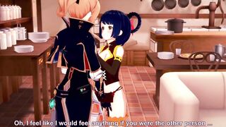 Jean Shows Xiangling Addicting Pleasure (Genshin Impact)