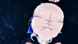 Genshin Impact: UPTIGHT KNIGHT JEAN SNEAKS OUT AT NIGHT FOR SOME COCK
