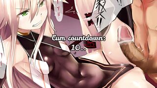Stroke with my Fluffy Tail~ | Kokonoe Tsubaki ANIME JOI ~ (EDGING,