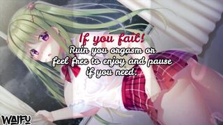 Stroke with my Fluffy Tail~ | Kokonoe Tsubaki ANIME JOI ~ (EDGING,