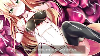 Stroke with my Fluffy Tail~ | Kokonoe Tsubaki ANIME JOI ~ (EDGING,