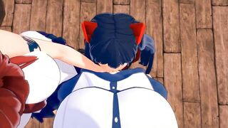FUTANARI WENDY MARVELL,ERZA SCARLET AND LUCY HEARTFILIA FAIRY TAIL