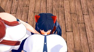 FUTANARI WENDY MARVELL,ERZA SCARLET AND LUCY HEARTFILIA FAIRY TAIL