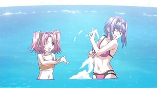 HENTAI GREAT PLOWED WITH BEAUTIES ON THE BEACH