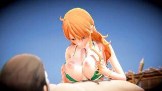 one Piece - Sex with Nami - 3D Porn