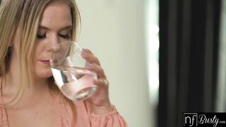 Huge Boobed Blonde Percy Sires Sucks Tinder Dates Huge Cock