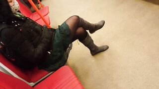 Cutie legs in pantyhose
