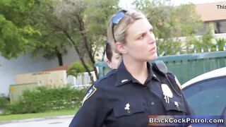 Lusty Milf Cops Want Some Huge African Dick To Suck