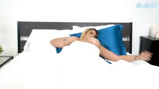 Long tittied milf masturbates before her hubby comes home
