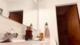Spying on Mommy while she Gets Ready
