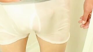 UNBELIEVABLE TWINK TEASE Wet, Waxed, and Wanting It All!