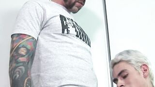 MINDBLOWING DOUBLE TROUBLE! TWO HIRE MACHINES GANGBANG BRAWNY BADBOY THIRSTY FOR Cocks