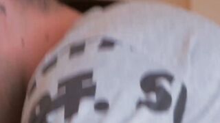 DIRK CABER GETS PUNCHED IN THE ASS BY RICKY BLUES MASSIVE PRICK